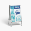 Larger version: sandwich boards Slide 10 of 10 3D View Aluminum A-Frame Signs