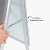 Larger version: sandwich boards Slide 10 of 10 3D View Aluminum A-Frame Signs