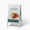 Larger version: sandwich boards Slide 10 of 10 3D View Aluminum A-Frame Signs