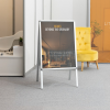 Larger version: sandwich boards Slide 10 of 10 3D View Aluminum A-Frame Signs