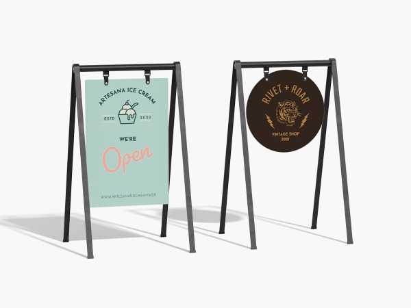 Metal A-Frame Signs