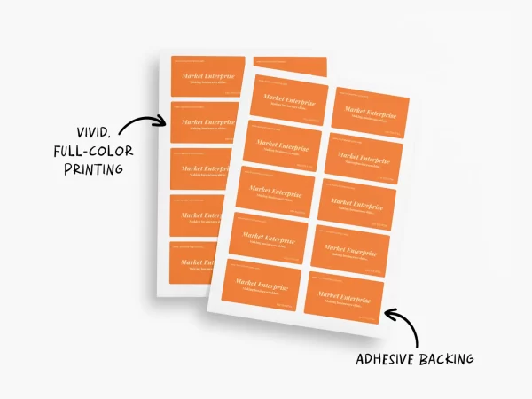 Business Card Stickers