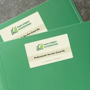 Business Card Stickers