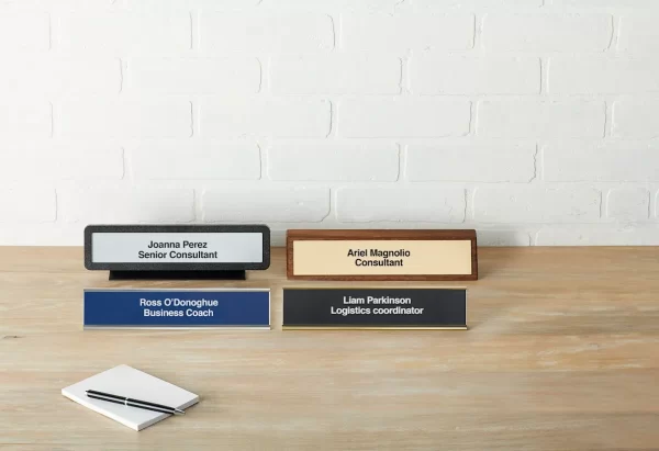 Desk Name Plates