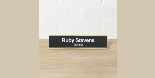 Desk Name Plates