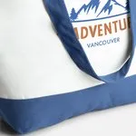 VistaPrint® Large Zip Cotton Tote Bag